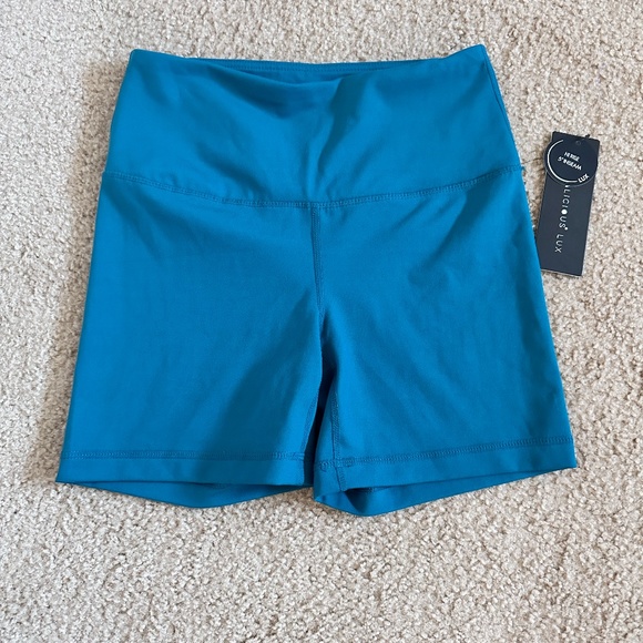 Yogalicious Pants - NWT Yogalicious Lux Shorts Teal NWT Size S 5" Inseam